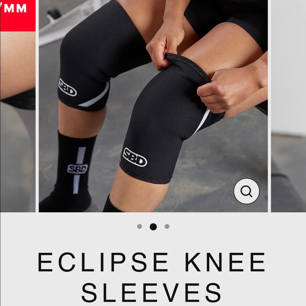 ISO not selling!!!!! Sbd knee sleeves //Eclipse